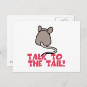 Praat met de Tail Mouse Briefkaart (Voorkant / Achterkant)