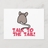 Praat met de Tail Mouse Briefkaart (Voorkant)