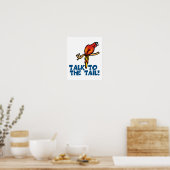 Praat met de Tail Parrot Poster (Keuken)