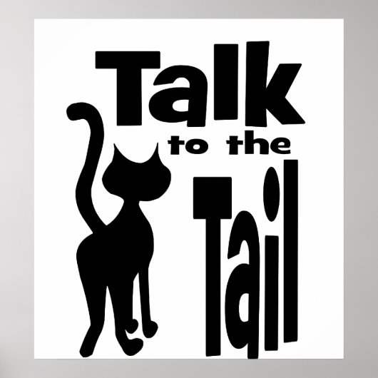 Praat met de Tail Poster (Voorkant)