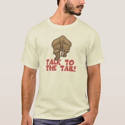 Praat met de Tail Rhino T-shirt (Voorkant)