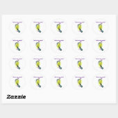 Praat met de Whisk. Ronde Sticker (Vel)