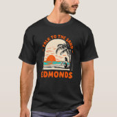 Praat met de zand Edmonds Beach Washington Ocean S T-shirt (Voorkant)