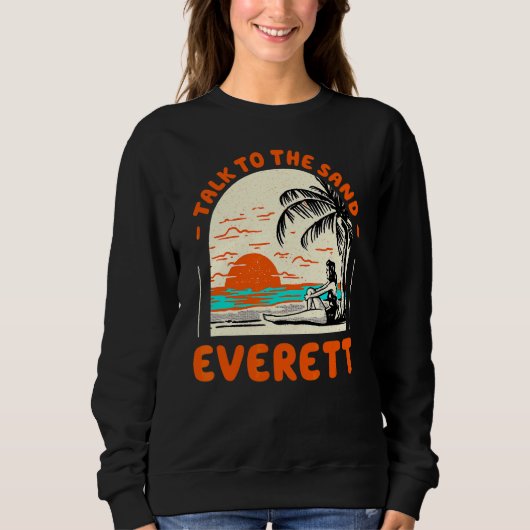 Praat met de zand Everett beugel in de oceaan su Trui (Voorkant)