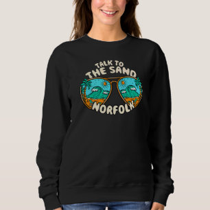 Praat met de zand Norfolk Summer Virginia Tropical Trui
