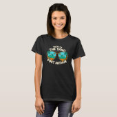 Praat met de zand Port Arthur Summer Texas Tropisc T-shirt (Voorkant volledig)
