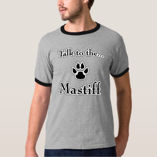 Praat met de zwarte T-Shirt van Mastiff