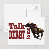 Praat met Derby voor me cadeautjes en romans Briefkaart (Voorkant / Achterkant)