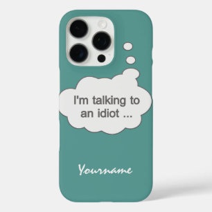 Praat met een Idioot om het even welke hoesjes COL