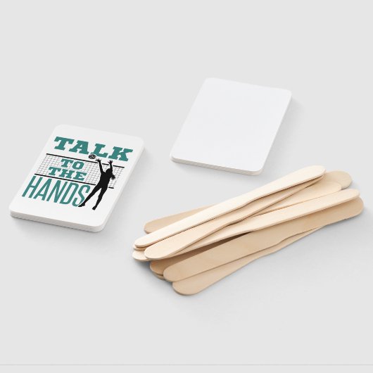 Praat met Funny Volleyball Middle Blocker Handwaaier (Niet-gemonteerd)