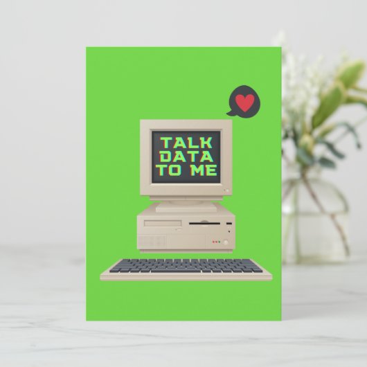 PRAAT MET GEGEVENS FEESTDAGENKAART (Staand voorkant)