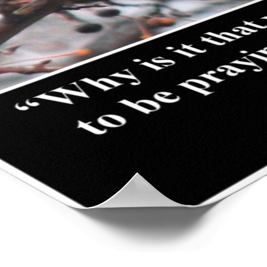 Praat met God Poster (Hoek)