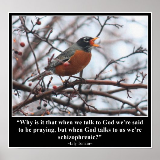 Praat met God Poster (Voorkant)