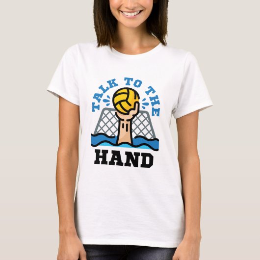 Praat met Hand Funny Water Polo Goalie (Voorkant)
