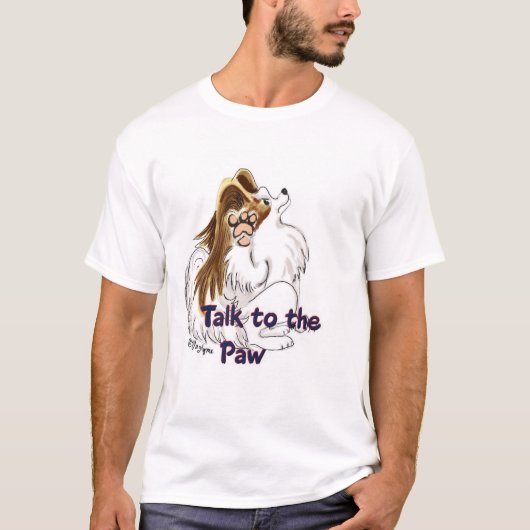 Praat met het Paw T-Shirt (Voorkant)
