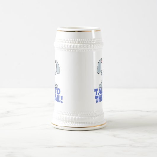 Praat met het Tail Bunny Rabbit Bierpul (Center)