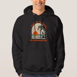 Praat met het zand San Buenaventura strand in Cali Hoodie