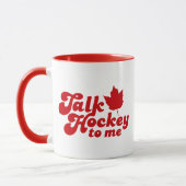 Praat met Hockey. Mok (Links)