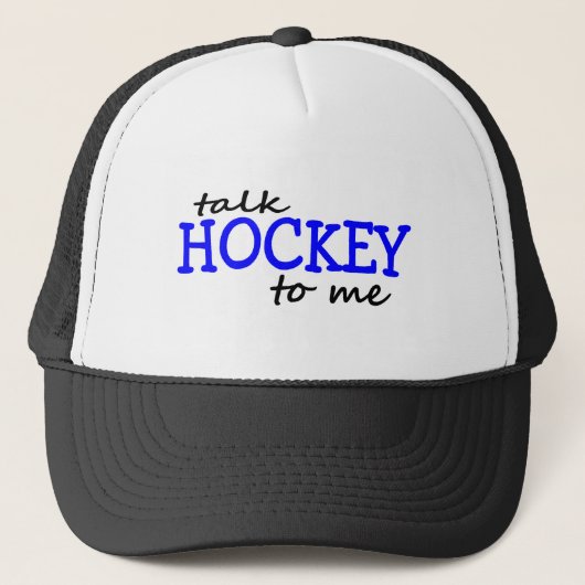Praat met Hockey. Trucker Pet (Voorkant)
