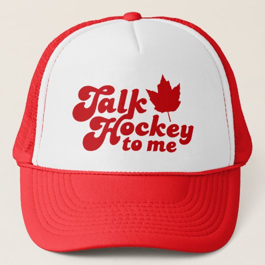 Praat met Hockey. Trucker Pet (Voorkant)