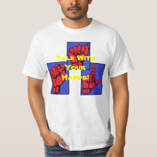 Praat met je handen t-shirt