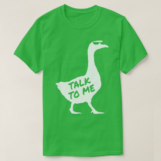 Praat met me gans 4 t-shirt (Design voorkant)