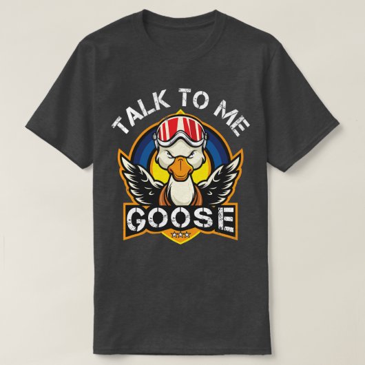 Praat met me Goose 3 T-shirt (Design voorkant)