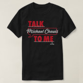 Praat met me Michael Chavis T-shirt (Design voorkant)