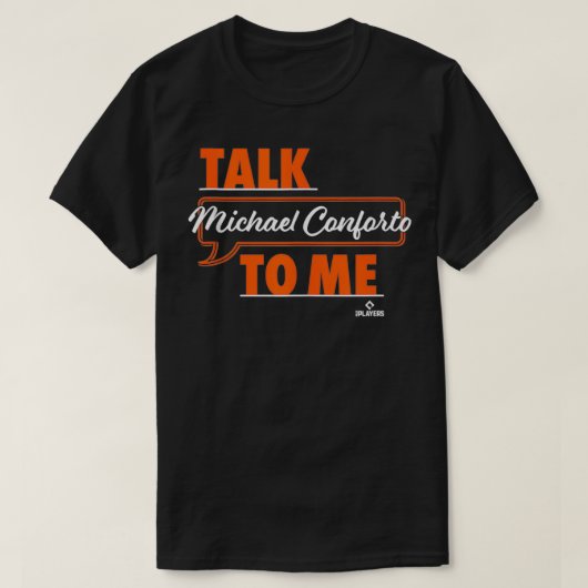 Praat met me Michael Conforto T-shirt (Design voorkant)