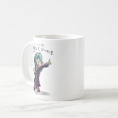 "Praat met me na de koffie" Mad Munchkin Mok (Voorkant links)