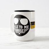 Praat met me over de Mok van Goose Aviators (Voorkant links)