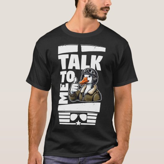Praat met mij Goose T-shirt (Voorkant)