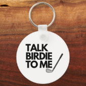 Praat met mij over Birdie Sleutelhanger (Voorkant)