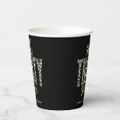 Praat met mij over de derde. 30e verjaardag papieren bekers (Links)