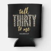 Praat met mij over de derde. 30th Birthday Keepomw Blikjeskoeler (Voorkant)