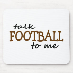 Praat met mij over Football Muismat