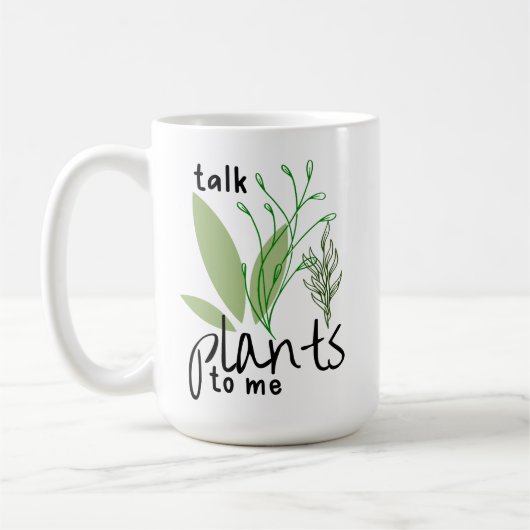 Praat met mij over Planten Koffiemok (Links)