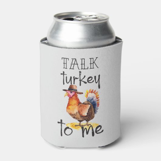 Praat met mij over Turkije Blikjeskoeler (Blikje Voorkant)