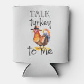 Praat met mij over Turkije Blikjeskoeler (Voorkant)