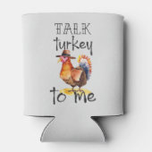 Praat met mij over Turkije Blikjeskoeler (Achterkant)