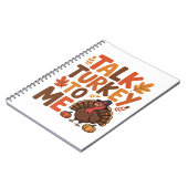 Praat met mij over Turkije voor de Thanksgiving Notitieboek (Linkerzijde)