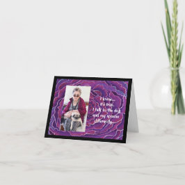 Praat met mijn hond en mijn Kaart van de echtgenoo