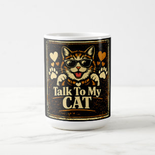 Praat Met Mijn Kat – Humor Voor Kattenliefhebbers Koffiemok