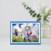 Praat met Moeder Goose Briefkaart (Staand voorkant)