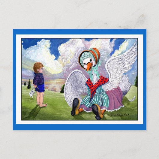 Praat met Moeder Goose Briefkaart (Voorkant)