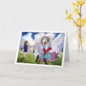 Praat met Moeder Goose Kaart (Gele Bloem)