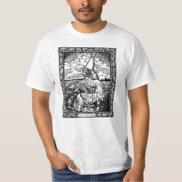 Praat met ons om White Line te drinken T-shirt