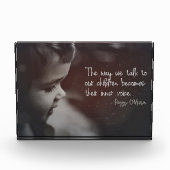 Praat met onze kinderen fotoblokken (Voorkant)