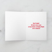 Praat met Turkije Feestdagen Kaart (Binnen)