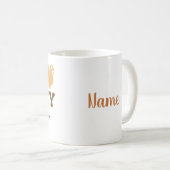 Praat met Turkije gepersonaliseerd Koffiemok (Voorkant rechts)